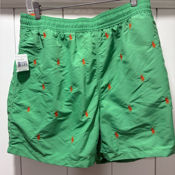 Polo Ralph Lauren Swim Trunks Briefs Shorts All Over Pony Large Size XXL New NWT - Picture 1 of 7